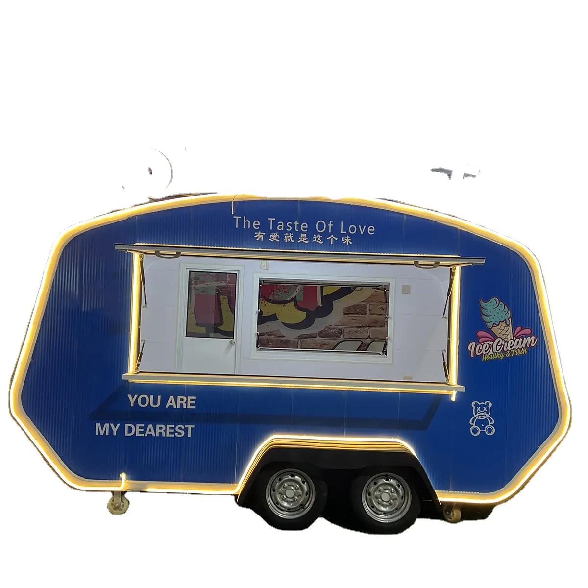 Oucci Mini Van Electric Mobile Nail Salon Truck Food Shop With Dine In For Sale Australia