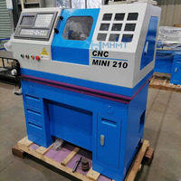Mini tour CNC de précision CK0640 à rails rigides, machine d'usinage de métaux de haute qualité, tour CNC pédagogique