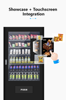 Distributeur automatique de snacks et de boissons Yunyin avec écran tactile de 10,1 pouces, refroidissement par compresseur et capacité de 300 à 720 articles