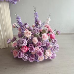 Arrangements floraux <span class=keywords><strong>de</strong></span> <span class=keywords><strong>table</strong></span> <span class=keywords><strong>de</strong></span> mariage artificiels, décoration en soie, roses blanches et bleues, centres <span class=keywords><strong>de</strong></span> <span class=keywords><strong>table</strong></span> <span class=keywords><strong>de</strong></span> mariage, boule <span class=keywords><strong>de</strong></span> fleurs à <span class=keywords><strong>vendre</strong></span> - Product Image 3