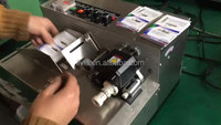 Codeur de date d'expiration continu, machine d'impression de numéro de lot à rouleau d'encre haute vitesse pour usage domestique et étiquetage industriel