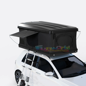 Tienda de techo de carcasa dura Suv, tienda de techo de aluminio para techo, tienda de campaña recta Universal Abs para coche, tienda de techo para coches, 4 personas, todoterreno - Product Image 1