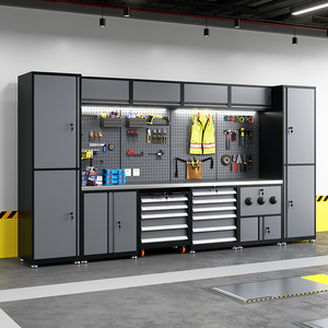 Automobile Repair Workstation Combination <b>Tool</b> <b>Cabinet</b> Mobile <b>Tool</b> Cart 2000kg Load Capacity Maintenance <b>Storage</b> OEM 7 Drawers - Product Image 1