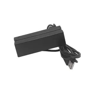 Pembaca Kartu Magnetik Bergaris Pembaca Mag Gesek Tersedia Dalam Serial USB atau Antarmuka PS2