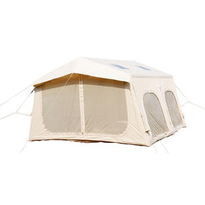 เต็นท์ลม Haoyu รุ่น 13.68 ผ้า Oxford กันน้ำ กันแดด สำหรับตั้งแคมป์ 4-6 คน ติดตั้งง่าย สีเบจเขียว - Product Image 1