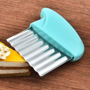 Quiki sóng thép không gỉ kim loại khoai tây <span class=keywords><strong>Peeler</strong></span> hành tây & Khoai tây chiên salad sóng cắt xắt nhỏ nhăn khoai tây chiên thiết kế - Product Image 6