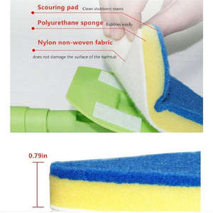 수족관 청소 도구 세트 고무 어항 청소기 그물 자갈 갈퀴 조류 제거기 포크 스펀지 브러시 포함 - Product Image 5