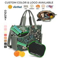 Sac de pickleball pour femmes, grande capacité, sac de transport pour raquettes de pickleball avec porte-bouteille, sac de sport portable, tennis, pickleball
