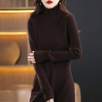 Jupe en laine et cachemire de qualité fabriquée en Chine aux meilleurs prix Robe en cachemire de style tendance
