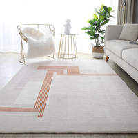 Tapis de luxe nordique simple, tapis de chevet, tapis silencieux pour salon, tapis de table basse, tapis de maison