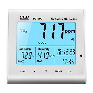 Monitor de Calidad del Aire CEM DT-802 con Pantalla Interior de Temperatura y Humedad - Product Image 1