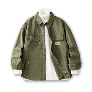 เสื้อเชิ้ตแจ็คเก็ตผู้ชายปี 2025 สไตล์เรโทร แบรนด์ทันสมัย ดีไซน์ใช้งานได้จริง ทรงหลวม ใส่สบาย สไตล์ลำลองเท่ๆ |   ปรับแต่งสีและลวดลายได้ - Product Image 2