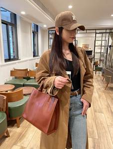Nouveau Sac Seau Vintage Printemps-Été 2025 - Sac à Main <span class=keywords><strong>en</strong></span> Cuir Véritable Grande Capacité <span class=keywords><strong>en</strong></span> Cuir de Vachette Pleine Fleur, Porté Épaule ou Croisé - Product Image 5