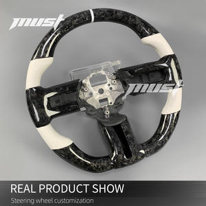 Volante de Fibra de Carbono Forjado Personalizado para <span class=keywords><strong>Ford</strong></span> <span class=keywords><strong>Mustang</strong></span> S197 <span class=keywords><strong>2005</strong></span>-2014 GT Premium Coupé Convertible 500KR <span class=keywords><strong>Shelby</strong></span> Super Snake - Product Image 3