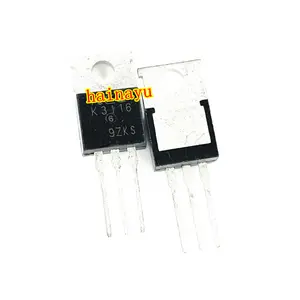 De chip eletrônico ic com encomenda única 2sk3116b fet to-220 para fonte de alimentação comum é inserido diretamente em k3116