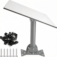 Kit de montage mural Starlink Gen 3 V3 avec adaptateur de tuyau droit, support de poteau robuste pour toit, base extérieure étanche et réglable – En stock