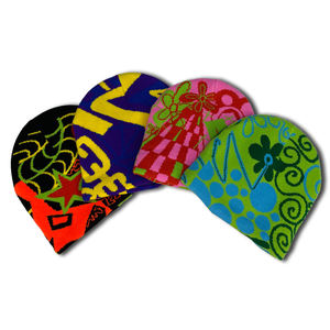 Bonnets <span class=keywords><strong>en</strong></span> tricot personnalisés OEM avec broderie 3D de motifs jacquard multicolores-Bonnets <span class=keywords><strong>en</strong></span> <span class=keywords><strong>satin</strong></span> à carreaux pour personnages de dessins animés - Product Image 3