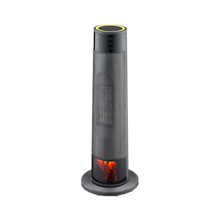 Tower Heater With Simulated Flame Light Silent Standing Design For Living Room Whole House Heating - Product Image 3