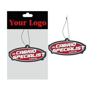 Diffuseur d'air ambiant suspendu à double impression personnalisé avec logo papier pour voiture désodorisant pour <span class=keywords><strong>bmw</strong></span> - Product Image 1