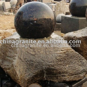 Fontana Decorativa da <span class=keywords><strong>Giardino</strong></span> con Sfera Rotante in Marmo, Ornamento Feng Shui - Product Image 4