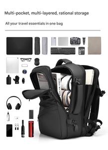 Zaino per Laptop Resistente agli Urti, Impermeabile, con Ricarica USB, per Uomo, Fornitura di Fabbrica - Product Image 3