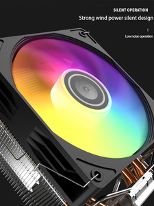 Zeromaster 4PIN ระบายความร้อนด้วยน้ำ PWM 12V ท่อความร้อน RGB 4ท่อความร้อนหม้อน้ำทองแดงระบายความร้อนสำหรับเกมพีซีและ3P สำนักงานเครื่องเล่นคอมพิวเตอร์ซีพียู C - Product Image 3