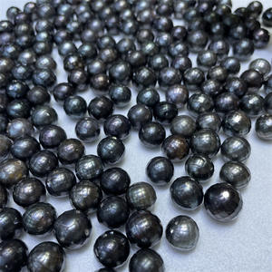 Vente en gros et au détail de perles d'eau douce de forme bouton de 12 à 12,5 mm, perles naturelles en vrac, perles dispersées SZLZ105-1120 d'origine - Product Image 2