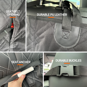 غطاء مقعد سيارة للكلاب مباشرة من المصنع، غطاء للمقعد الأمامي مقاوم للماء ومضاد للخدش، أغطية مقاعد سيارة للحيوانات الأليفة - Product Image 5