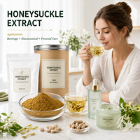 Extrait de fleur de chèvrefeuille LongBio Lonicera Japonica en poudre 5%-98% Acide Chlorogénique Ingrédient Botanique Naturel Approvisionnement en Vrac OEM