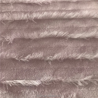 Rouleau de tissu en Polyester et flanelle, glands de couleur noire, tapisserie en peluche