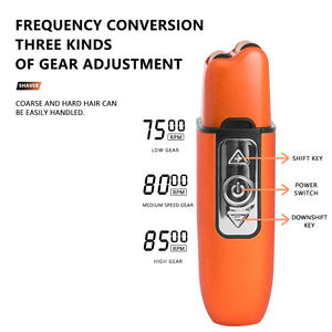 Kemei-<span class=keywords><strong>Rasoir</strong></span> à barbe en alliage Km-872, couleur orange, rechargeable, de qualité classique, <span class=keywords><strong>rasoir</strong></span> <span class=keywords><strong>électrique</strong></span> à 3 leviers - Product Image 4