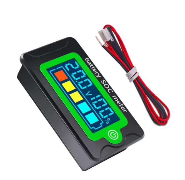 PZEM-009 impermeabile indicatore di capacità della batteria cc voltmetro 8-100V piombo ferro litio Tester batteria 12V 24V 48V 72V per auto