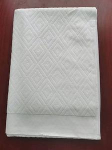Vêtements islamiques pour hommes musulmans, serviette Ihram en microfibre, taille adulte, tissu Ihram pour le Hajj, 1 ensemble de 2 pièces en polyester blanc - Product Image 3