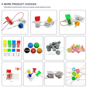 Sceaux rotatifs inviolables en <span class=keywords><strong>polycarbonate</strong></span> YC F-018, résistance à la traction de 85N, couleurs personnalisables pour l'électricité, l'eau et le gaz - Product Image 6