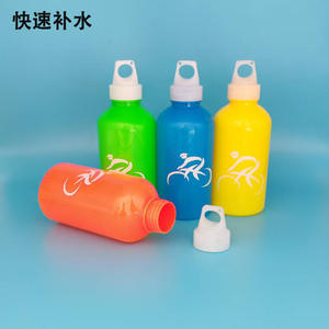 Mountain Bike <b>Water</b> <b>Bottle</b> 500Cc <b>Collapsible</b> Lightweight With Silk Screen Printing Multiple Colors Available - Product Image 3