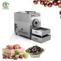 Gaz Commercial entièrement automatique moteur châtaigne cacahuète Pili noix soja rôtissoire Machine sucre cacao rôtissoire nouveau