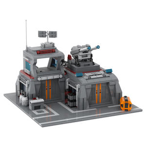 MOC2361 Sci-Fi <span class=keywords><strong>Interstellar</strong></span> War Movie Frontline Command Center 1381 Uds ladrillos ensamblar DIY recoger bloques de construcción para niños Juguetes - Product Image 2