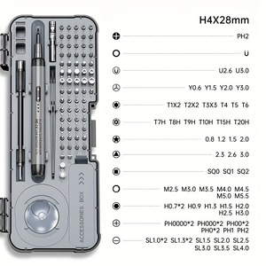 Portable Repair Multifunction Screwdriver Kit 88 in 1 Bit Diy <b>Tool</b> / DIY <b>Power</b> Screwdriver Kit / - Product Image 2