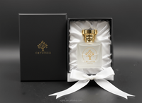 Flacon de parfum 30 50 100 ml, boîte cadeau, emballage rigide, couvercle magnétique, noir, luxe, cosmétique, carré, impression sérigraphique