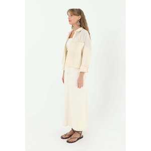 กระโปรงยีนส์เอวสูงผู้หญิงพวน ใส่สบาย รุ่น 18186ETK - Product Image 4