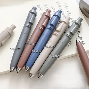 미국 복고풍 젤 펜 문구 도매 프로모션 펜 0.45mm 블랙 젤 펜