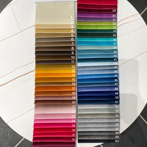 Bán Buôn 250gsm Mềm Dệt Kim Hà Lan Nhung Vải Thoải Mái <span class=keywords><strong>Polyester</strong></span> Spandex Hàn Quốc Căng Ăn Mặc Cho Quần Áo Ghế Sofa Đồng Bằng - Product Image 6