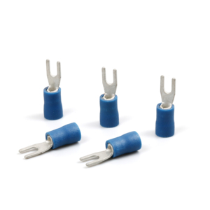 Giá rẻ 12-10 đo Nylon hoàn toàn cách điện dâ<span class=keywords><strong>y</strong></span> Doanh <span class=keywords><strong>Spade</strong></span> nối thiết bị đầu cuối nam và nữ spades vật liệu đồng - Product Image 4