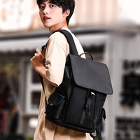 Sac à dos pour ordinateur portable de voyage multi-compartiments à la mode pour les lycéens Doublure en polyester à fermeture ouverte étanche