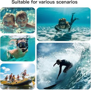 IPX8 Waterproof Water Resistant Outdoor Phone Pouch <b>Floating</b> Underwater Screen Touchable Ultralight Transparent Phone Case Dry - Product Image 3