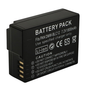 แบตเตอรี่ DMW-BLC12 1800mAh สำหรับ Panasonic LUMIX GH2 G5 G6 G7 ได้รับการรับรองมาตรฐาน CE RoHS ขายส่งจำนวนมาก รับประกัน 12 เดือน - Product Image 1