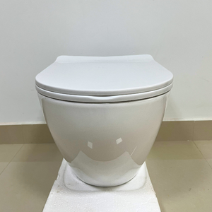 Quảng Đông Trắng Treo Tường Phòng Tắm Nhà Vệ Sinh Thiết Kế Hiện Đại Một Mảnh Thiết Bị Vệ Sinh Vật Liệu Gốm Sứ Với <span class=keywords><strong>P</strong></span> Bẫy Thoát Nước Bán Buôn - Product Image 3