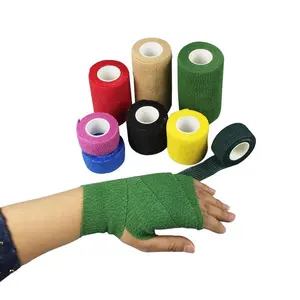 Self Adhesive Non Woven Bandage Wrap, Breathable Self Adherent Wrap for Pets - Athletic Elastic Cohesive Bandage for Sports