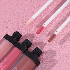 Stock en gros bon marché cosmétiques liquide rouge à lèvres logo personnalisé brillant à lèvres vendeurs clair brillant à lèvres miroitant - Product Image 4