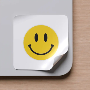 In Logo Tùy Chỉnh Cuộn Nhãn Trong Suốt Rõ Ràng Lá Vàng Tự Dính Nhãn Dán Riêng - Product Image 5